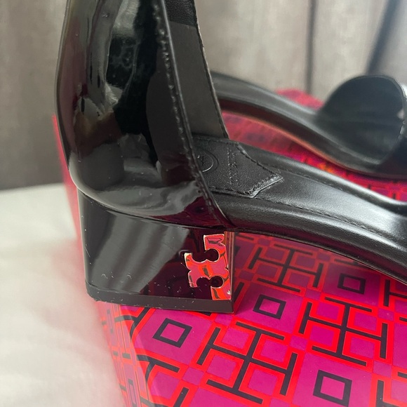 Tory Burch Patent Leather Sandal Heels - Picture 3 of 13